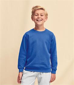 Fruit of the Loom Drop Shoulder Sweatshirt Fire Label